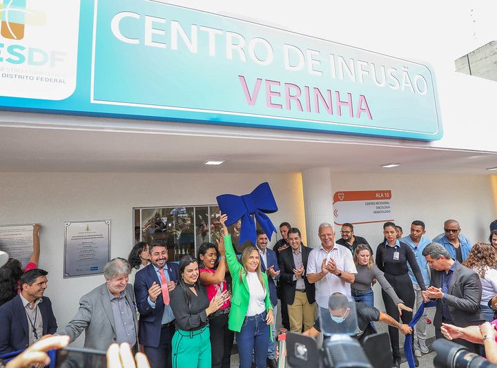 Governadora em exercício Celina Leão entrega Centro de Infusão do Hospital de Base