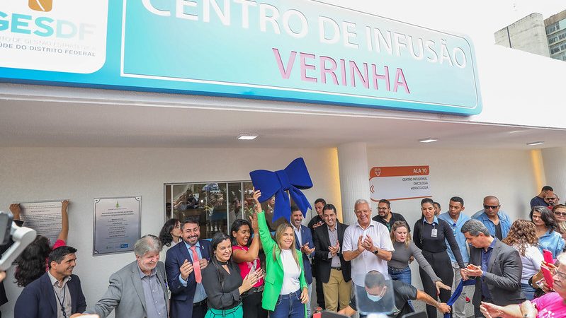 Governadora em exercício Celina Leão entrega Centro de Infusão do Hospital de Base