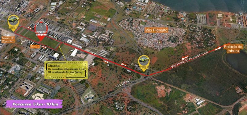 Maratona Monumental de Brasília altera trânsito no Eixo Monumental neste sábado
