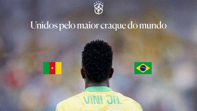 CBF exalta raízes africanas de Vinícius Jr. e celebra a diversidade