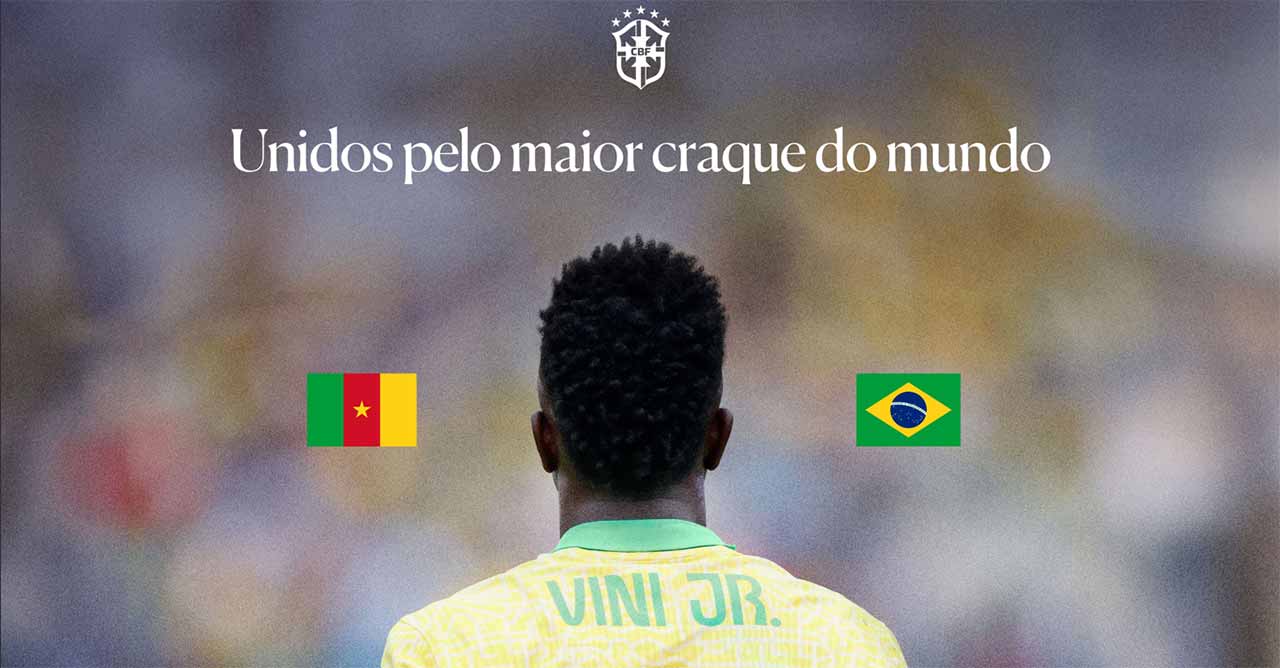 CBF exalta raízes africanas de Vinícius Jr. e celebra a diversidade
