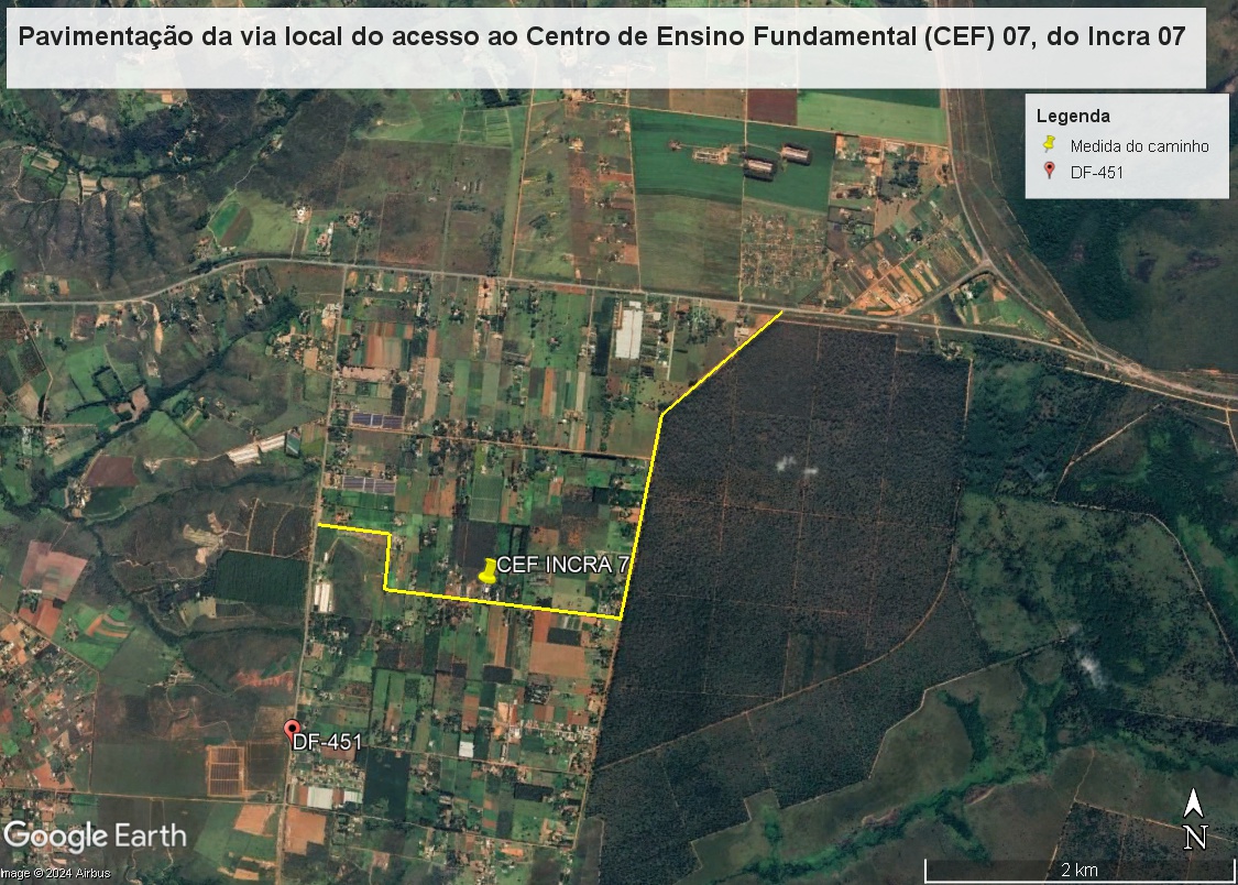 Acesso à escola do Incra 07 será pavimentado com investimento de R$ 8,5 milhões