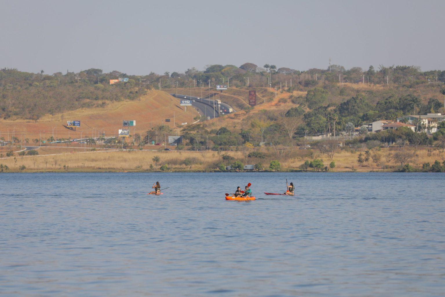 Bacia de detenção do Drenar DF garante água limpa para o Lago Paranoá