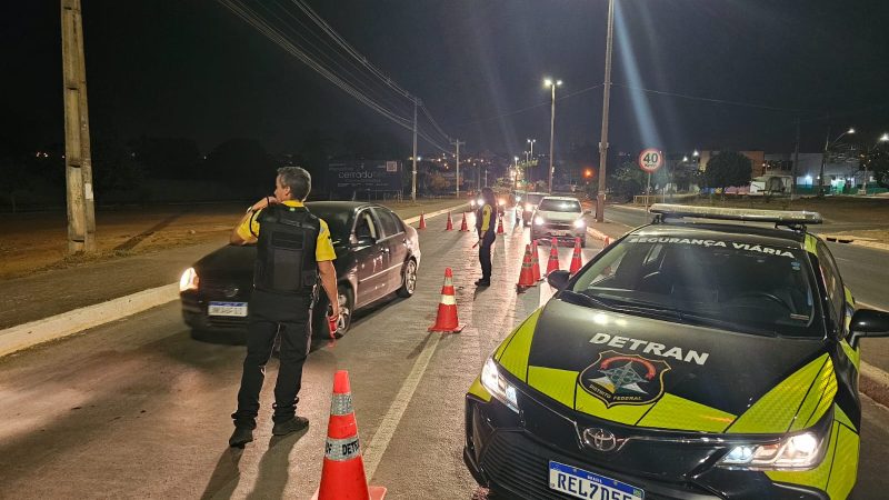 Detran-DF flagra 80 motoristas bêbados em um final de semana