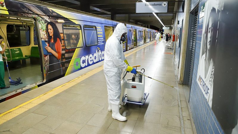 Metrô do DF intensifica combate à dengue com borrifação em estações