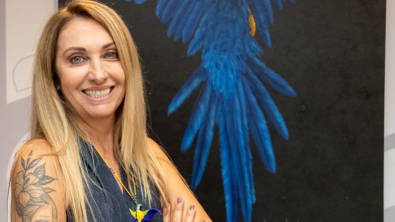Boulevard Shopping recebe pintura ao vivo e celebra a fauna brasileira