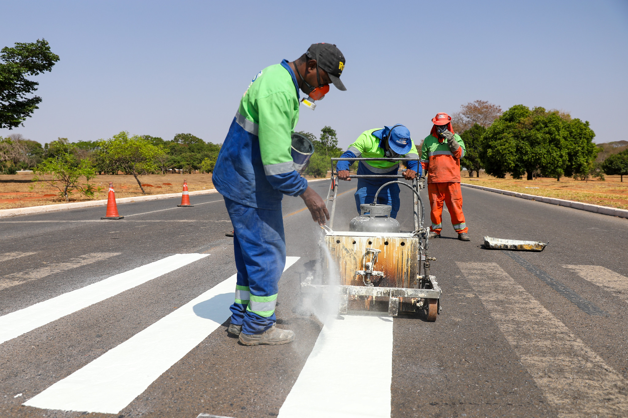 Mais de 279 mil sinalizações de trânsito foram renovadas em 2024