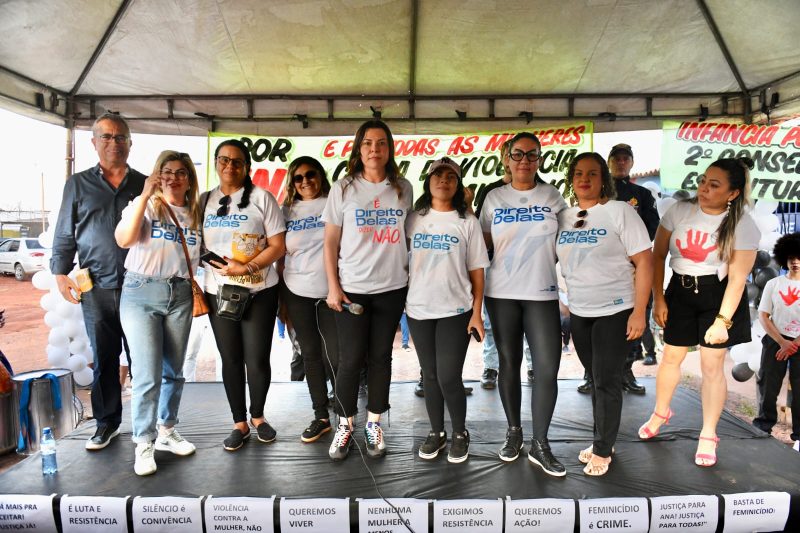 A secretária de Justiça e Cidadania do DF, Marcela Passamani, participou do evento e apresentou o programa “Direito Delas”, que oferece suporte às vítimas de violência