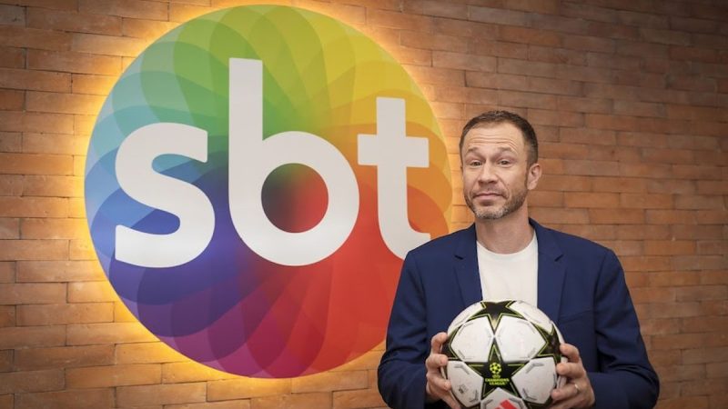 SBT garante 10 marcas e contrata Tiago Leifert para as transmissões de futebol em 2025