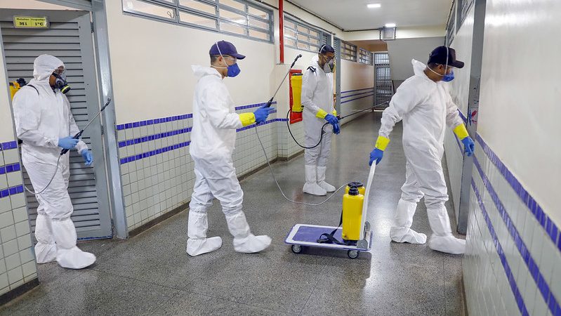 GDF intensifica combate à dengue com borrifação em escolas e metrôs