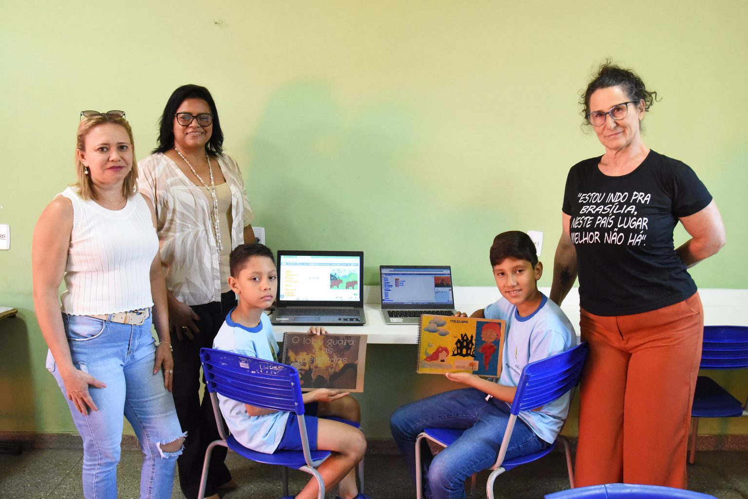 Alunos do Riacho Fundo II criam jogos e animações sobre o Cerrado com Scratch