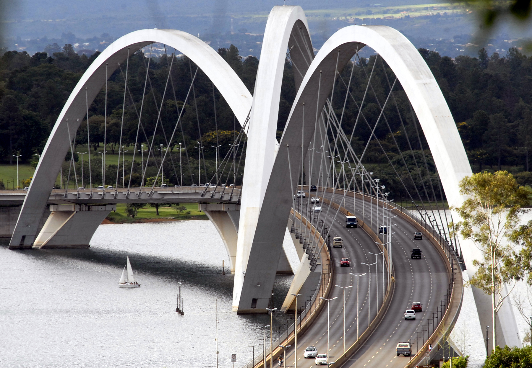 Ponte JK terá intervenções na madrugada para gravação de filme