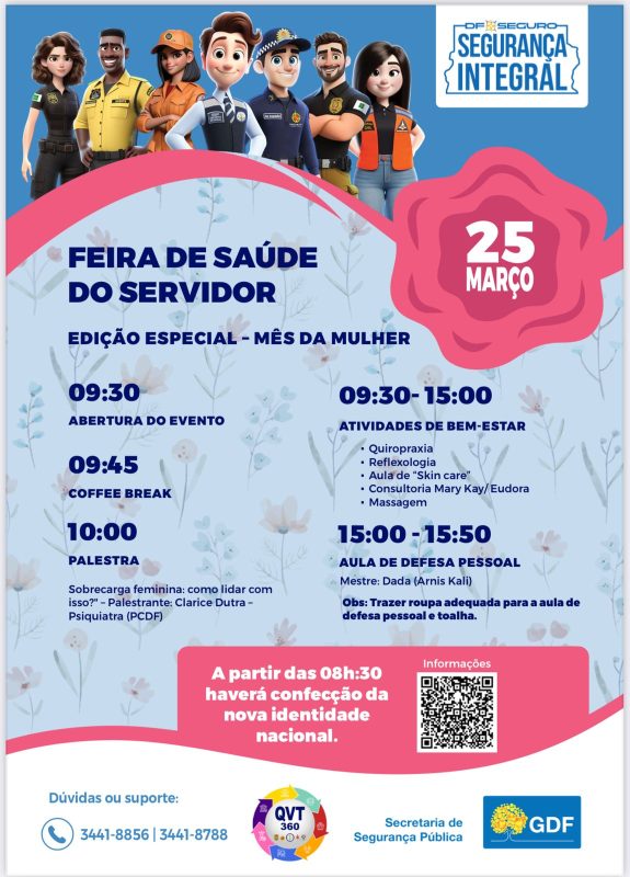 Feira de Saúde do servidor celebra o Mês das Mulheres com serviços e bem-estar