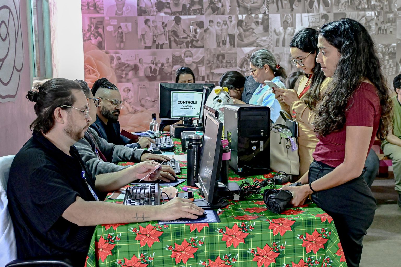 Campanha de vacinação no Hospital de Base contra gripe e sarampo