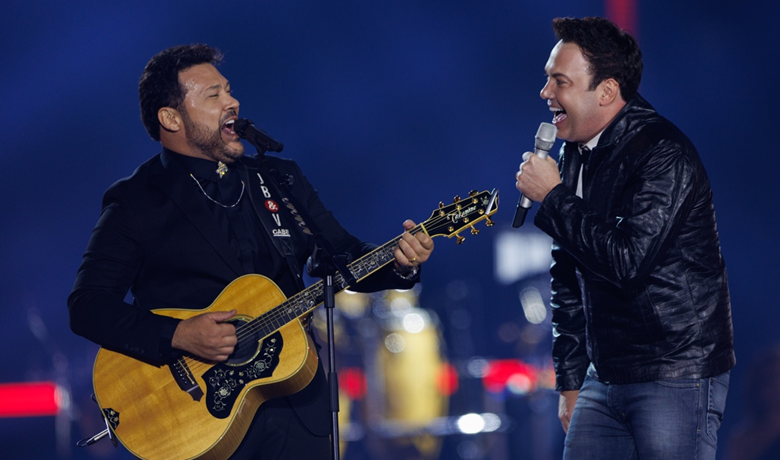 João Bosco & Vinícius agitam a noite de Brasília na Fazenda Churrascada