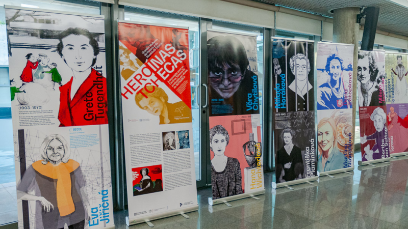 CLDF abre portas para exposição “Heroínas Tchecas: Grandes Mulheres da História e da Atualidade”