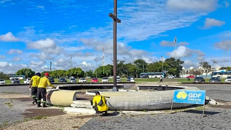 GDF Presente zela por áreas turísticas de Brasília para moradores e visitantes