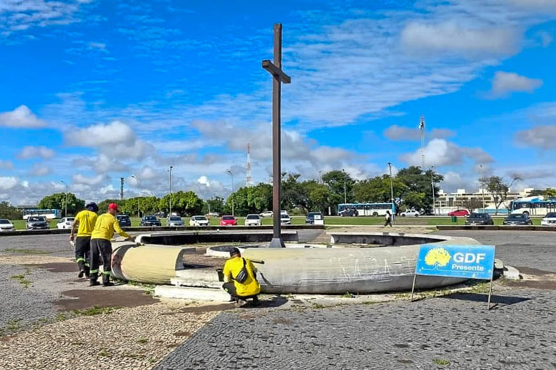 GDF Presente zela por áreas turísticas de Brasília para moradores e visitantes