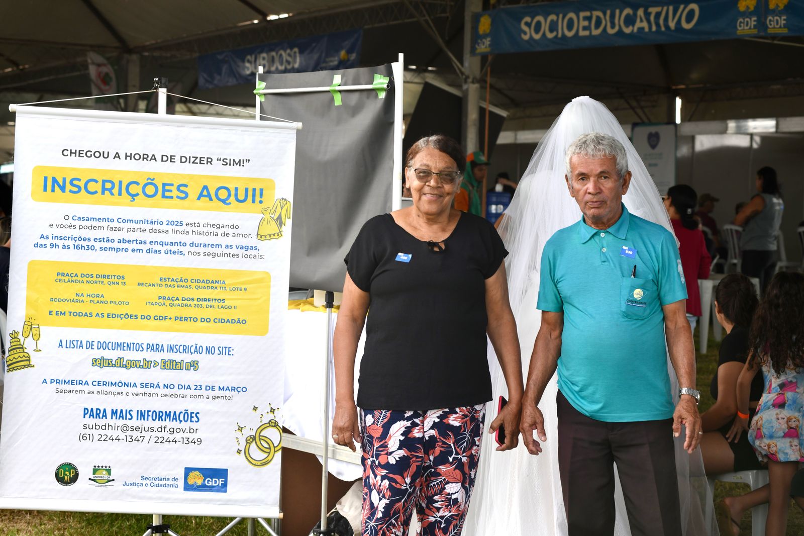 Inscrições abertas para o casamento comunitário do DF!