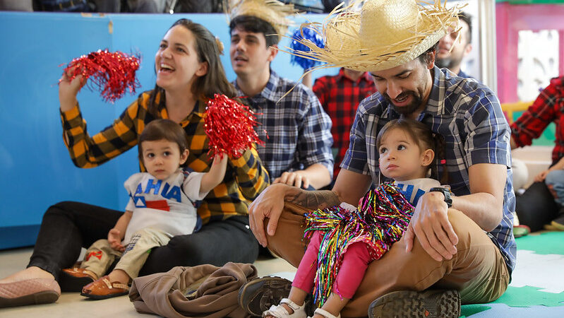 Festa junina no berçário do Buriti com tradição e integração para servidores