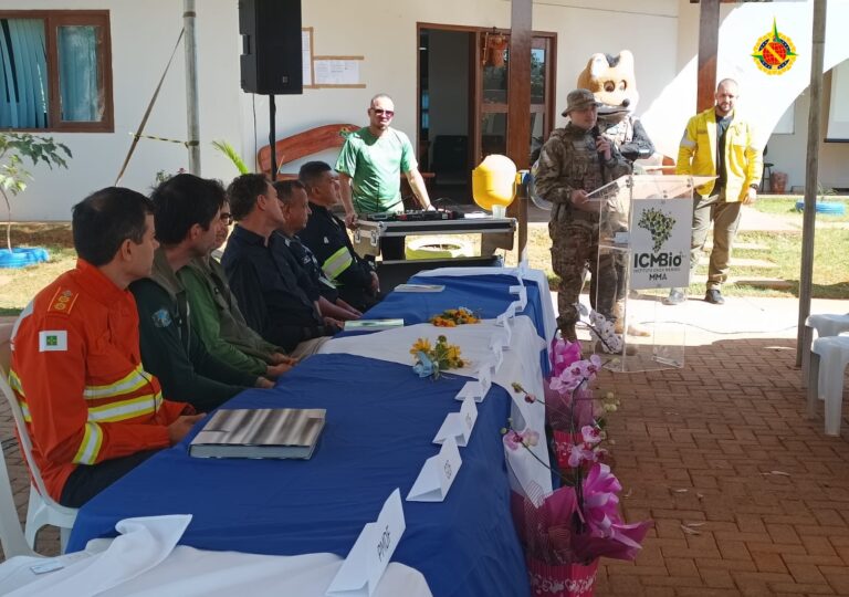 O Batalhão de Polícia Militar Ambiental (BPMA) participou das comemorações pelos 26 anos da Floresta Nacional de Brasília | Foto: Divulgação/PMDF
