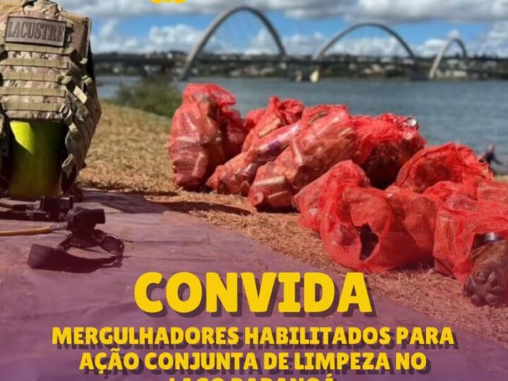 PMDF mergulha pela limpeza do Lago Paranoá na Semana do Meio Ambiente!
