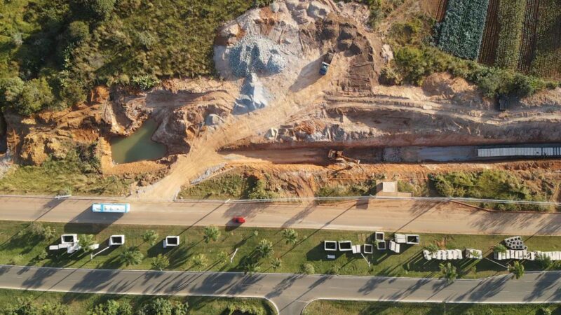 Obras de expansão do metrô começam em Samambaia