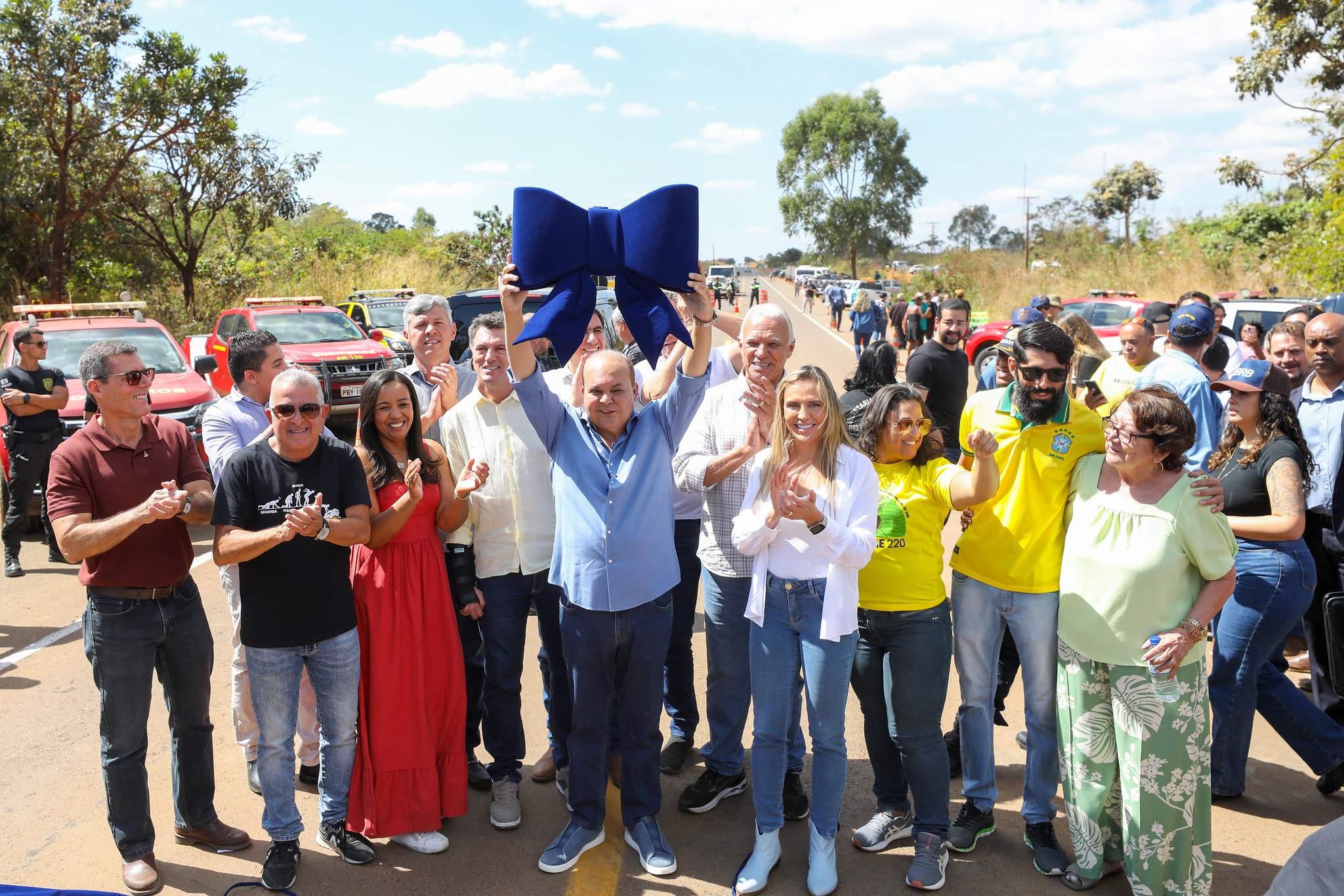 Pavimentação da DF-220 é inaugurada e beneficia produtores rurais