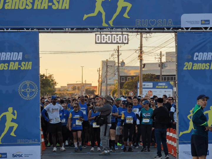 Corrida de aniversário de 20 anos agita a região administrativa
