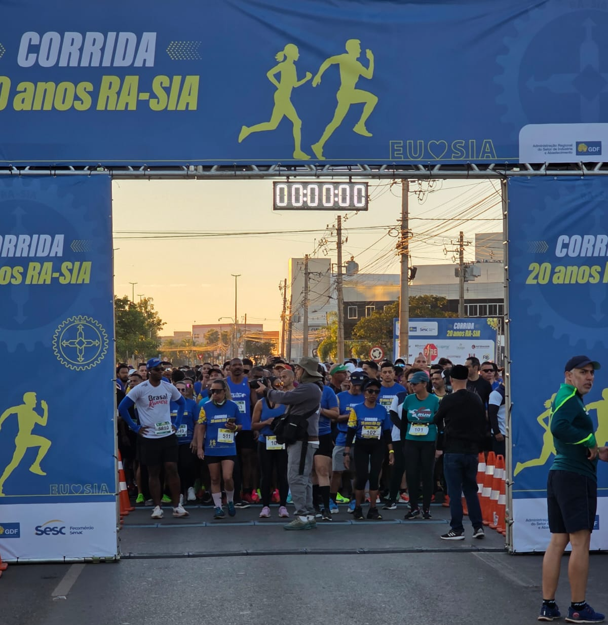 Corrida de aniversário de 20 anos agita a região administrativa