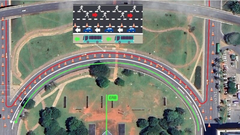 Eventos alteram trânsito na Asa Sul, Eixo Monumental e SCES
