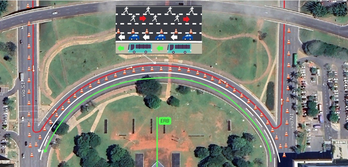 Eventos alteram trânsito na Asa Sul, Eixo Monumental e SCES