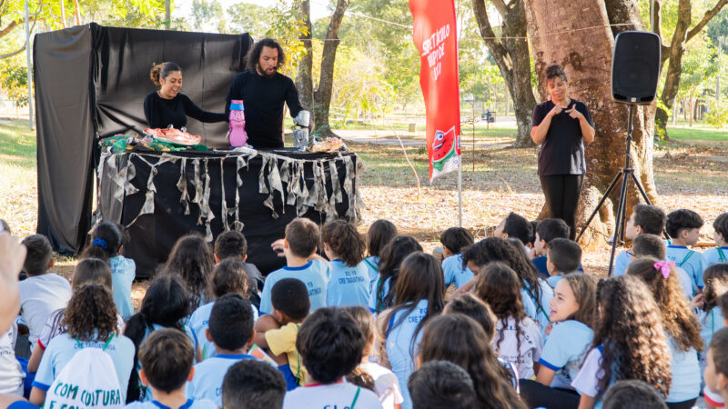 Sustentabilidade nas escolas do DF com teatro de bonecos