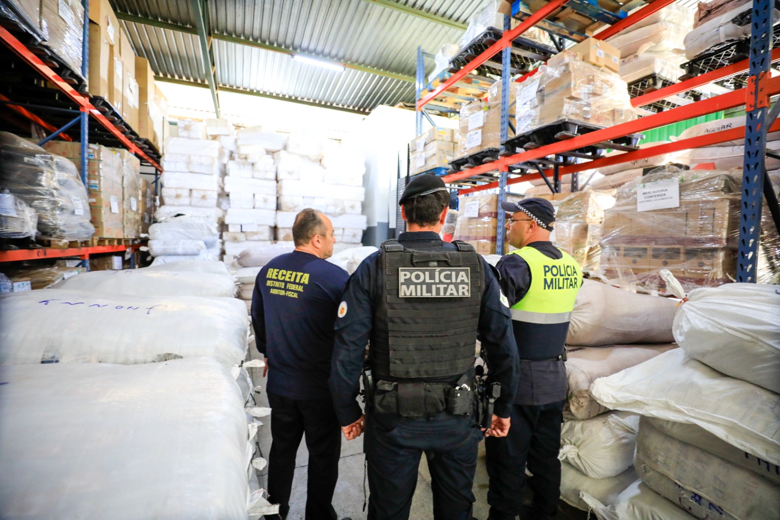 GDF apreende milhões em mercadorias sem nota fiscal