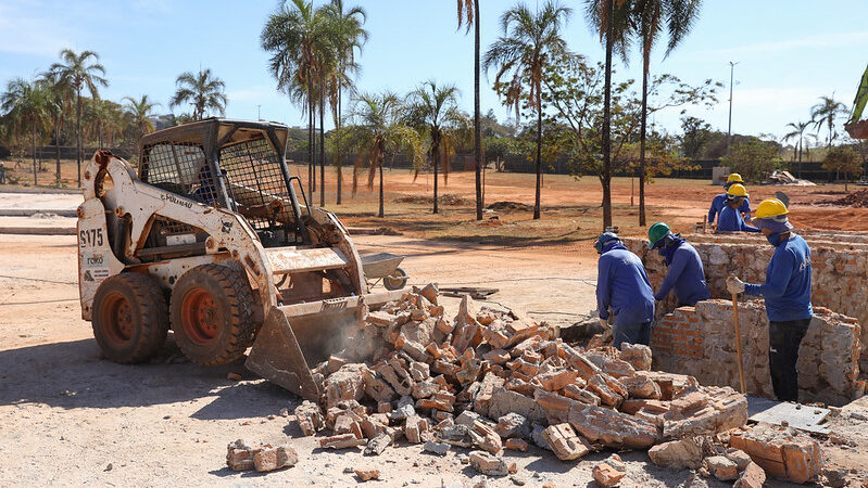 Piscina com Ondas do Parque da Cidade está sendo reformada