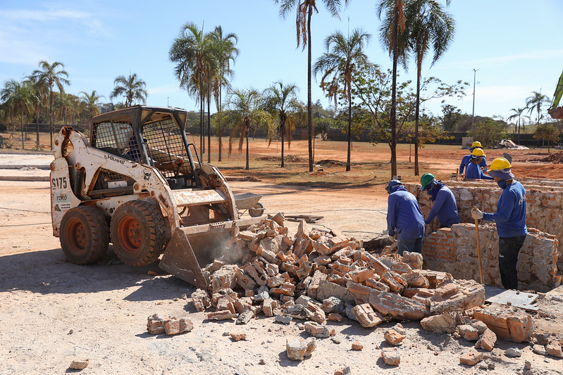 Piscina com Ondas do Parque da Cidade está sendo reformada