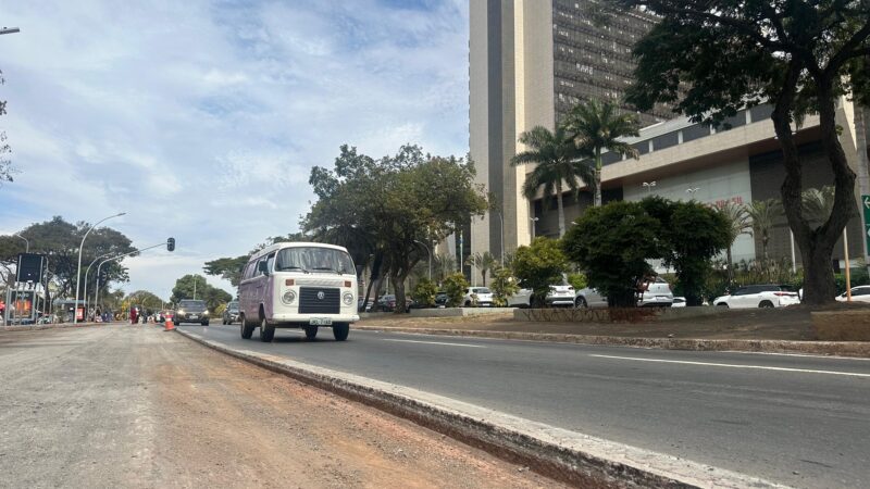 Começam obras na W3 Sul para novo asfalto