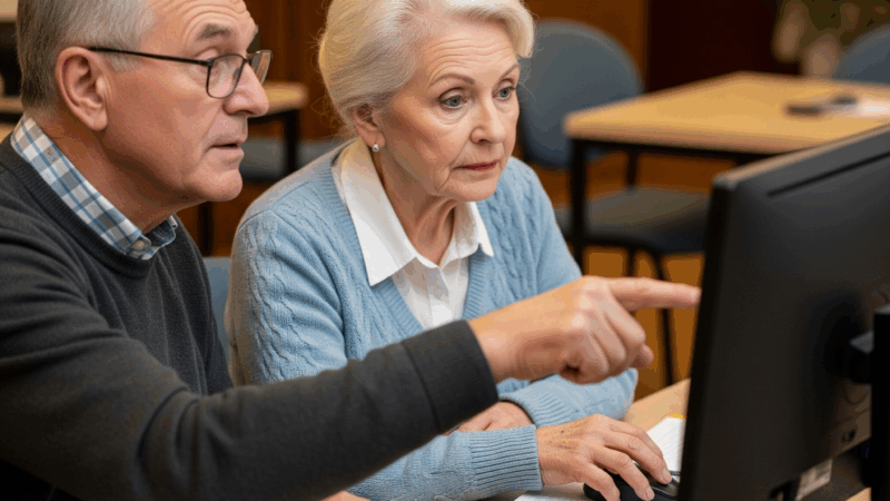 Curso gratuito de informática conecta idosos à tecnologia