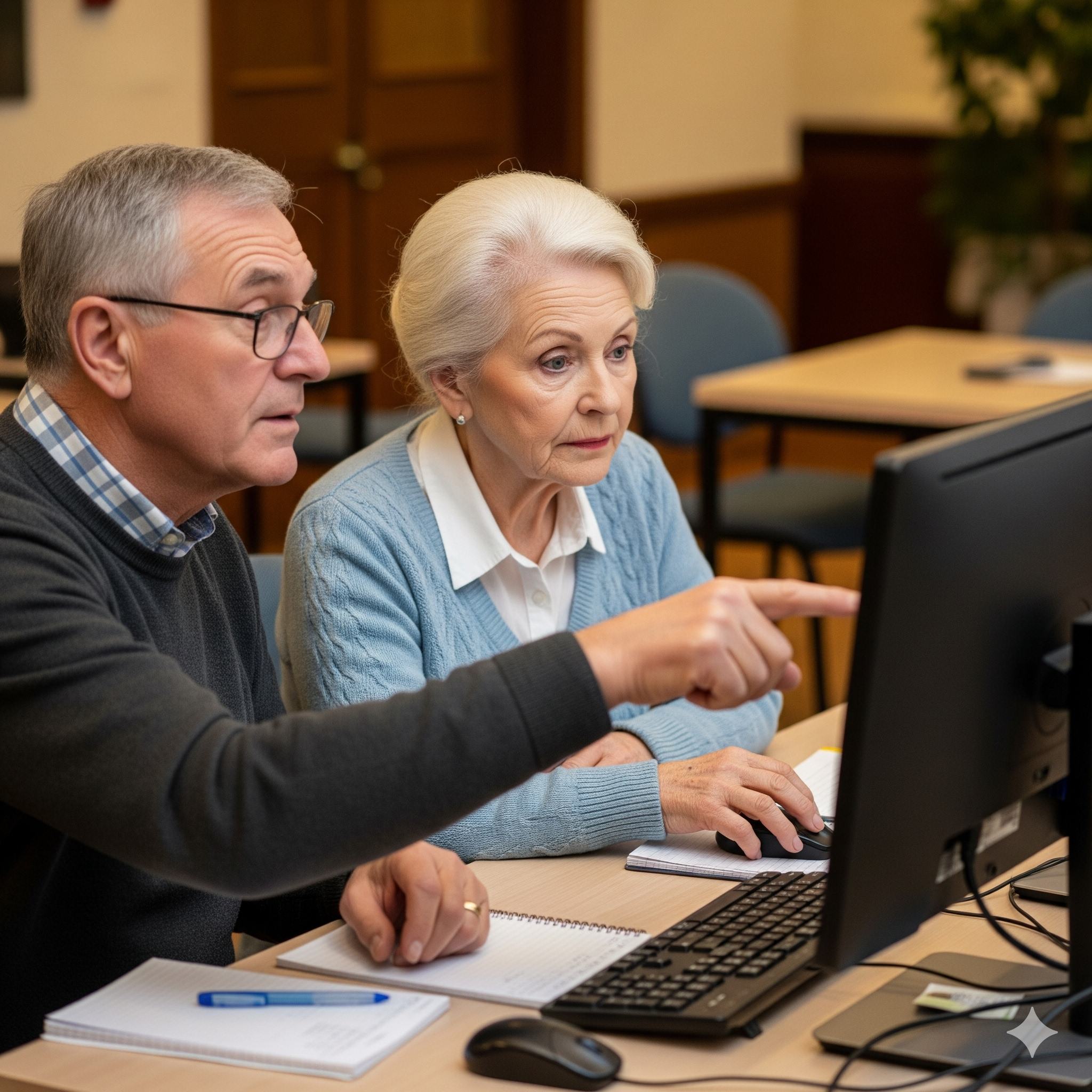 Curso gratuito de informática conecta idosos à tecnologia