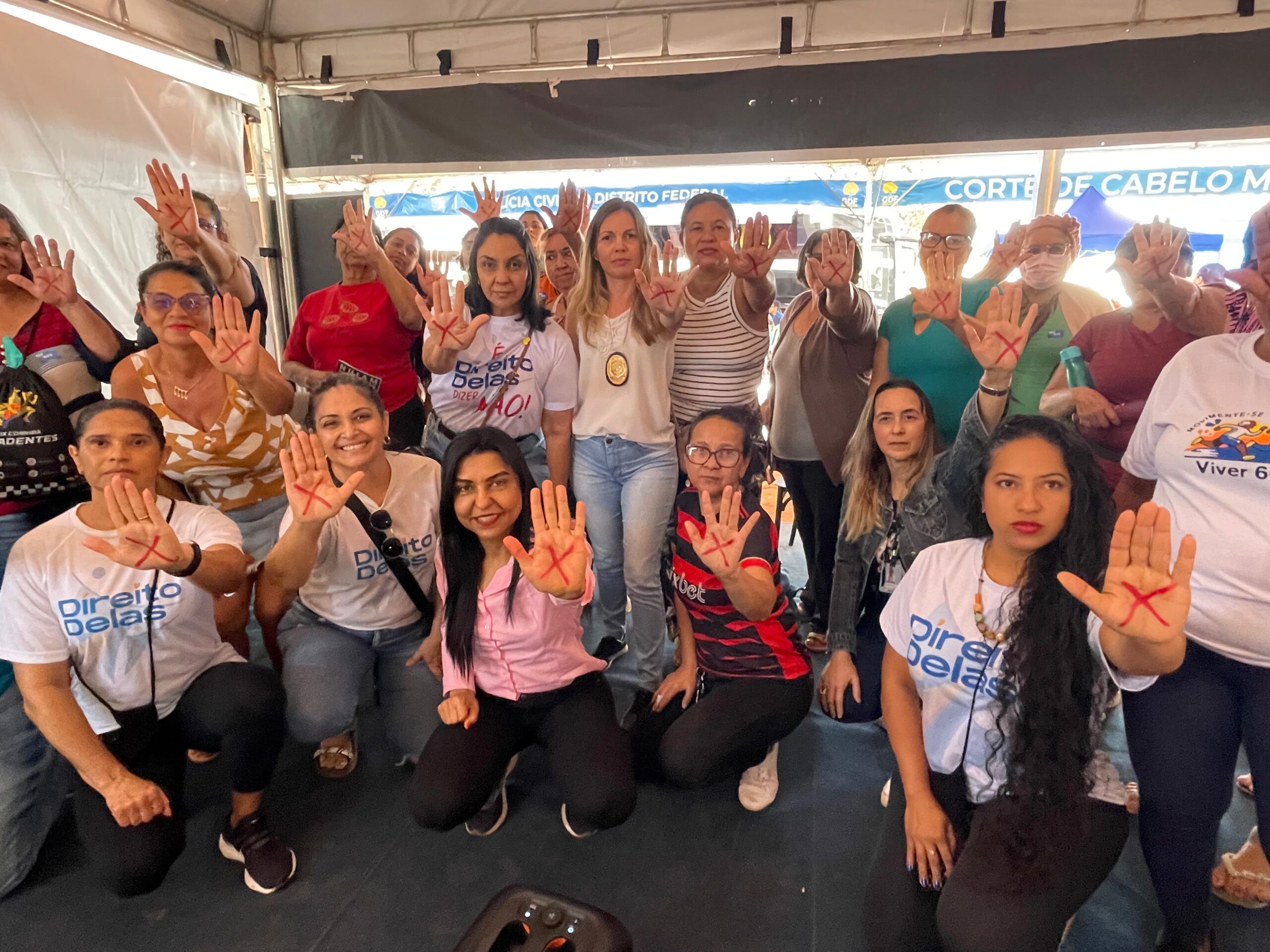 GDF Mais Perto do Cidadão promove campanha contra violência de gênero