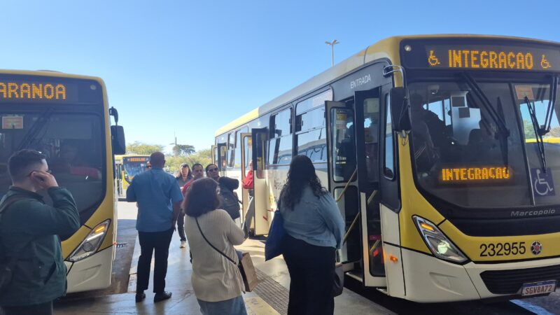 Reforço de ônibus para o desfile de 7 de Setembro