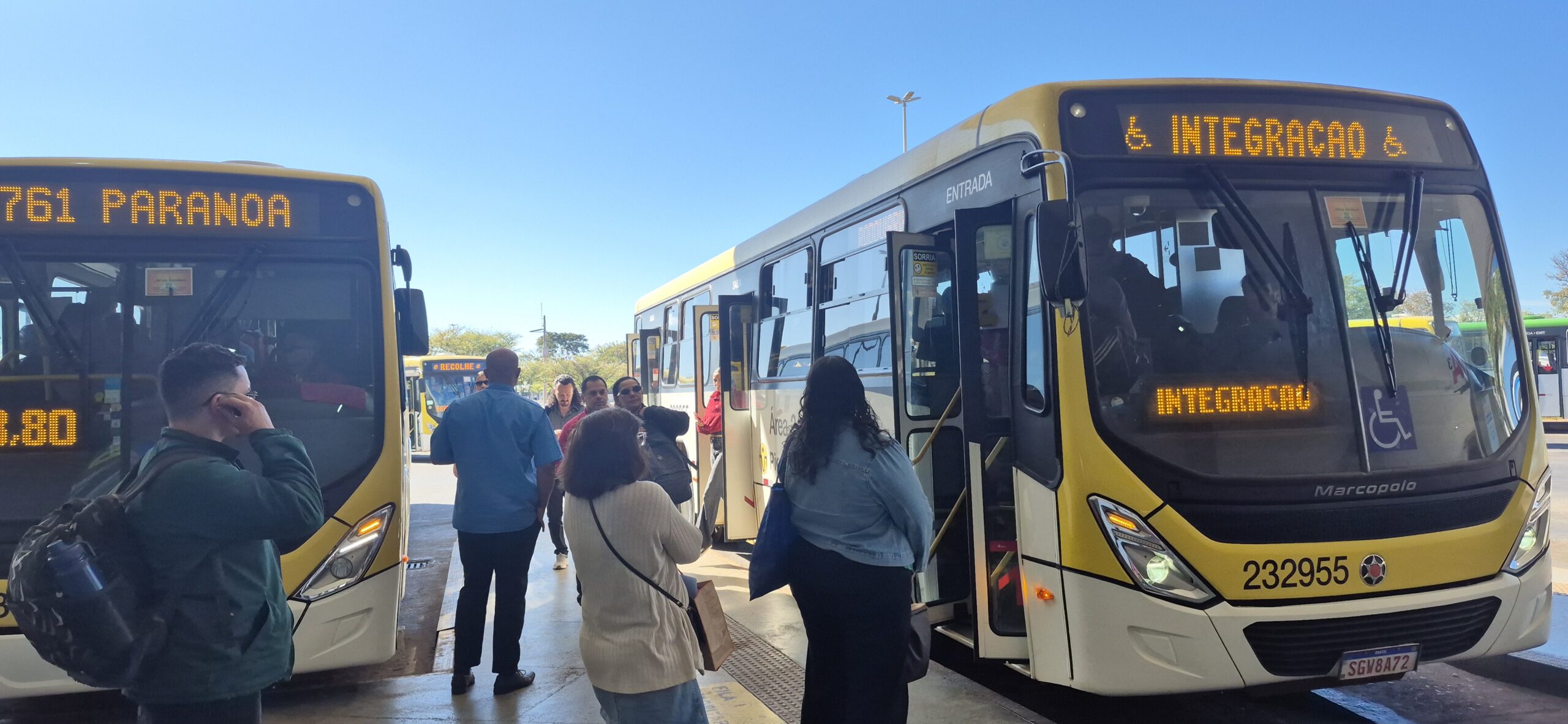 Reforço de ônibus para o desfile de 7 de Setembro