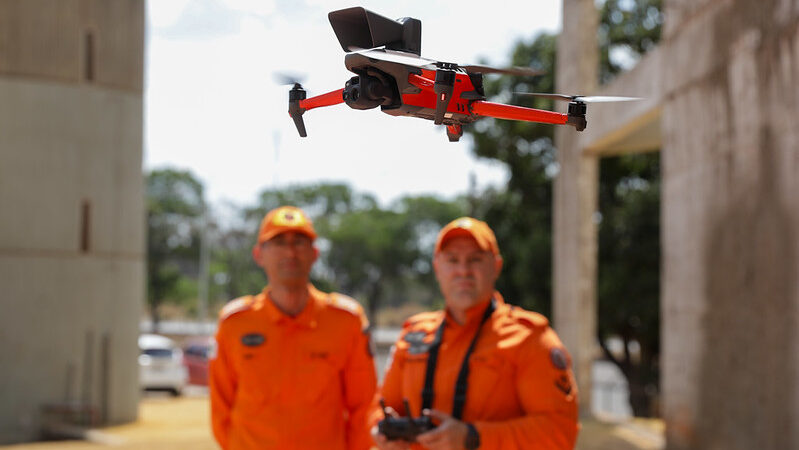 Drones potencializam eficiência em salvamentos e fogo