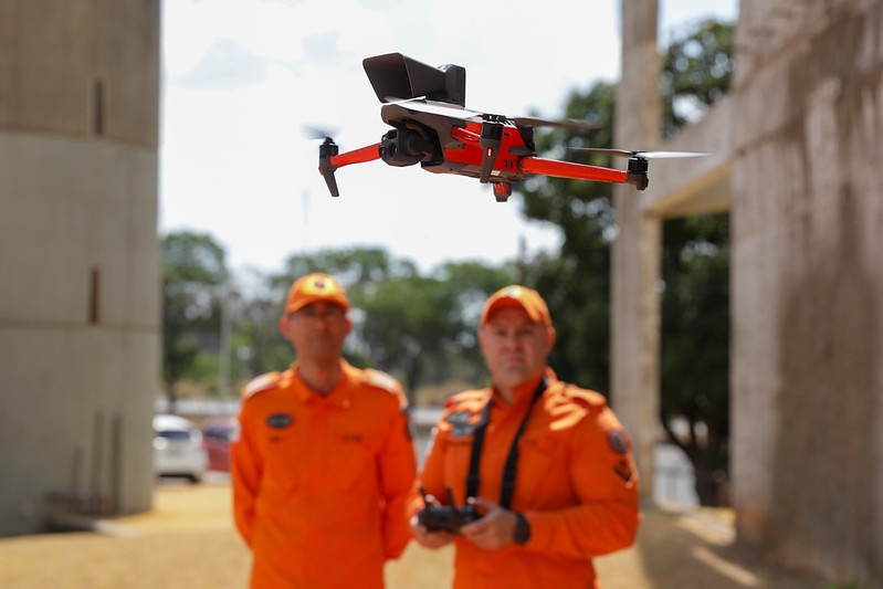 Drones potencializam eficiência em salvamentos e fogo