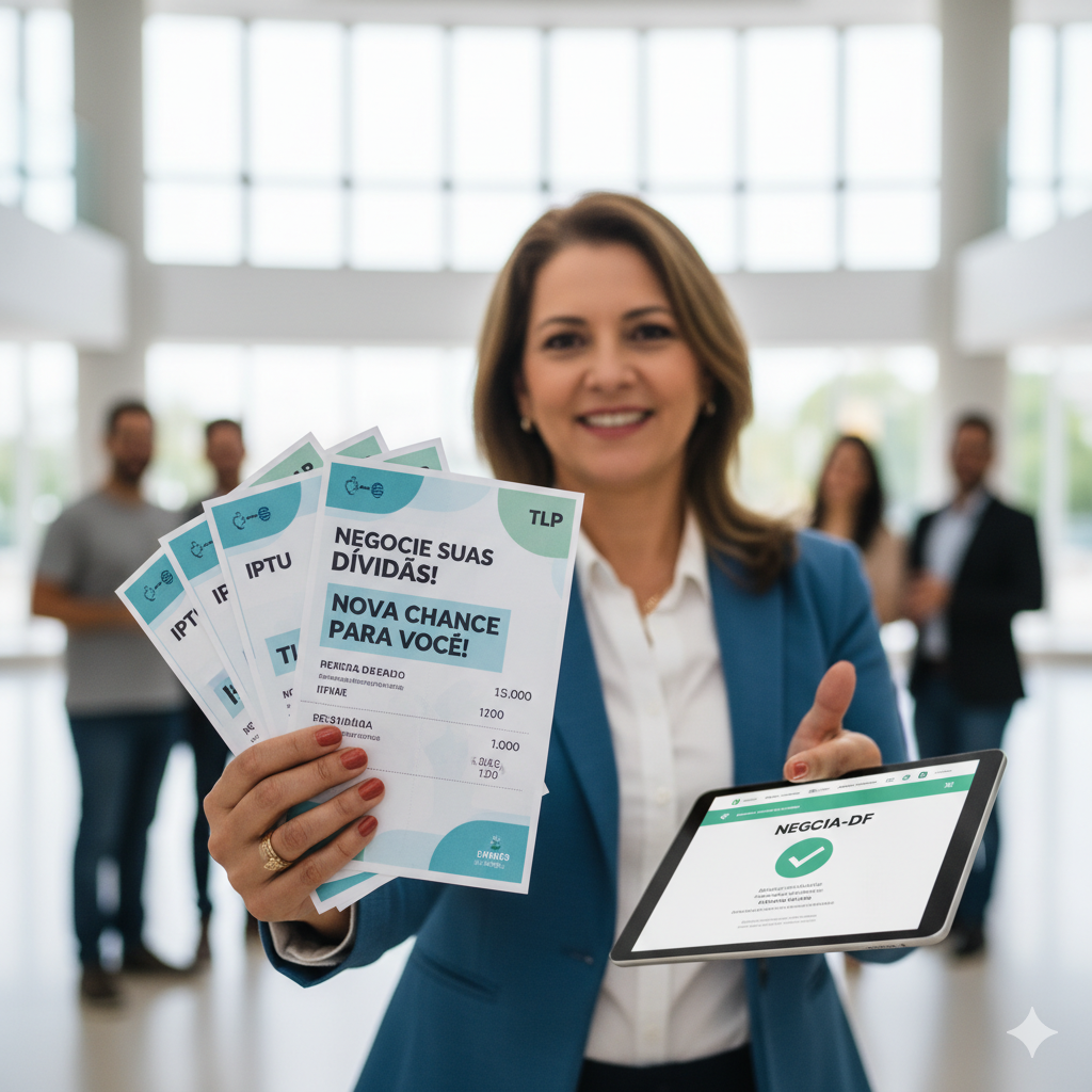 Negocie suas dívidas de IPTU e IPVA com o GDF