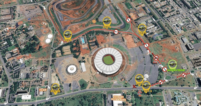 Show da Katy Perry altera o trânsito no Eixo Monumental