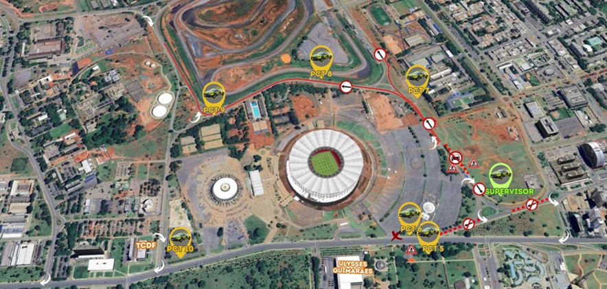 Show da Katy Perry altera o trânsito no Eixo Monumental