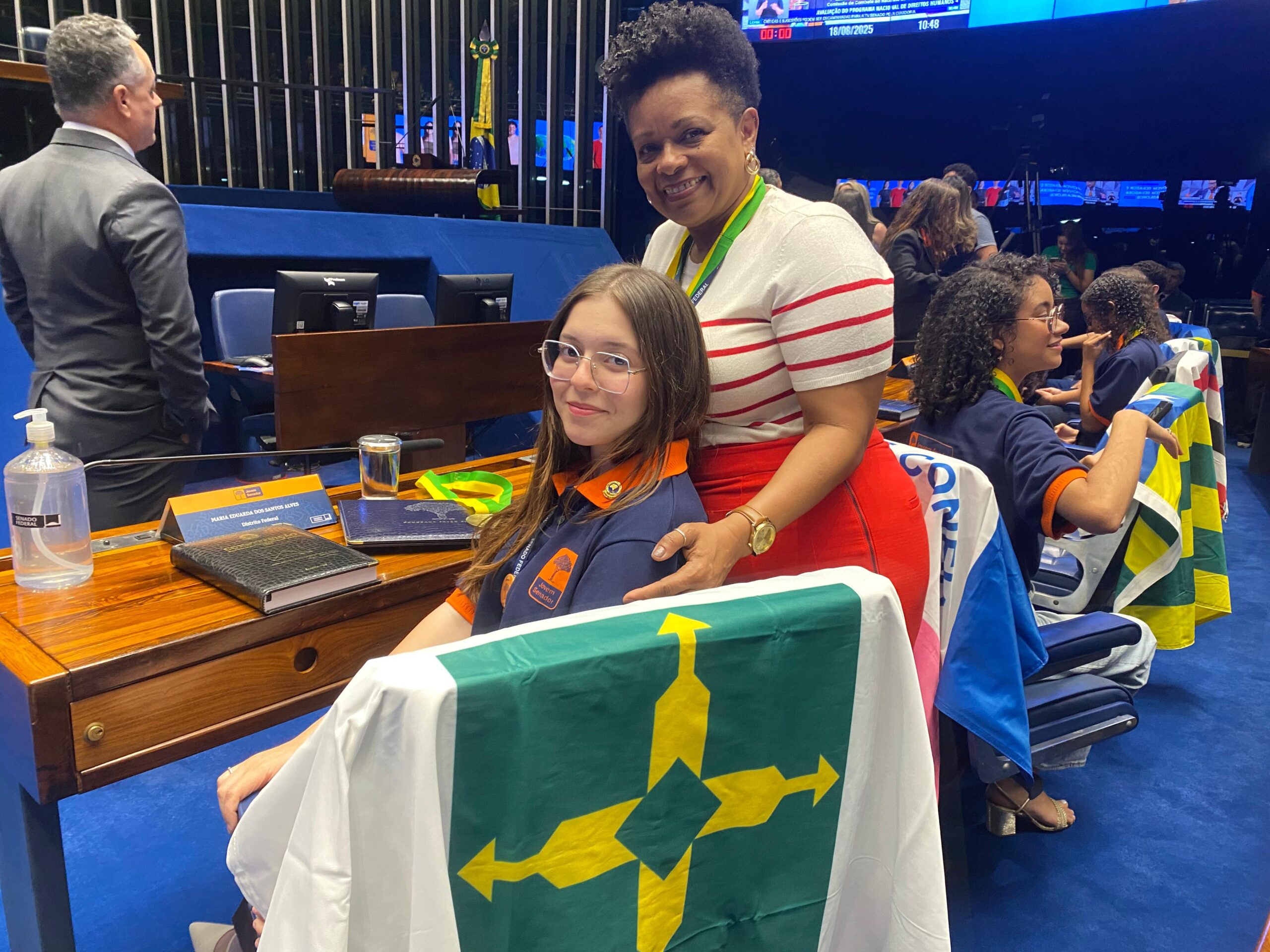 Jovem de Ceilândia representa o DF no Senado