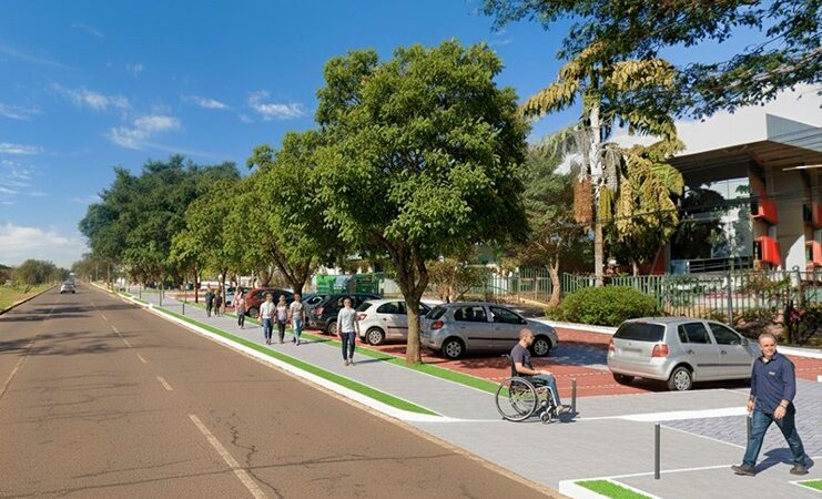 Calçadas e estacionamentos serão reformados na 910/911