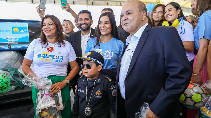 GDF arrecada brinquedos e leva alegria para milhares de crianças